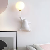 NordicBear Light - Nordic Teddy Bear Cartoon LED Vägglampa Carvallo