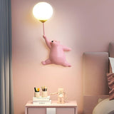 CartoonBear Vägglampa - Teddy-björn Cartoon Vägglampa för barnrum Carvallo