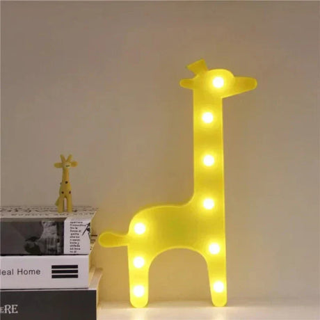 LumiZoo - LED Giraff Nattlampa för Barn, Dimbar Skrivbordslampa & Sängrumsdekoration Carvallo