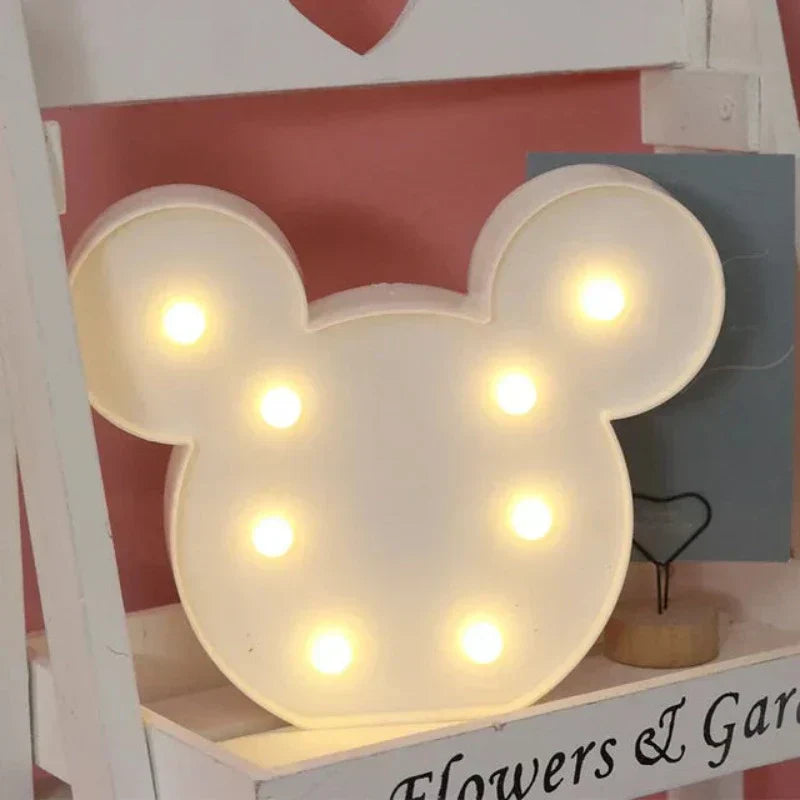 LumiZoo - LED Giraff Nattlampa för Barn, Dimbar Skrivbordslampa & Sängrumsdekoration Carvallo