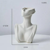 Cera - Modern konstnärlig büste vas Carvallo