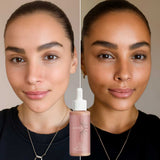 TanVera – Brun Utan Sol Droppar för Inre Lyster | Naturlig Solkysst Hud Utan UV-Self Tanner-Luviva Shop-Hemnix