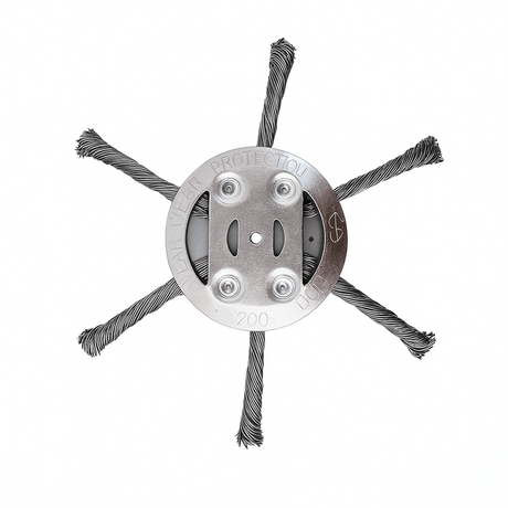 SteelSweep – Universellt Stålborsthuvud för Grästrimmer | För Mossa, Ogräs & Rostborttagning-Weed Trimmer Blades & Spools-BB-6 huvuden-Hemnix