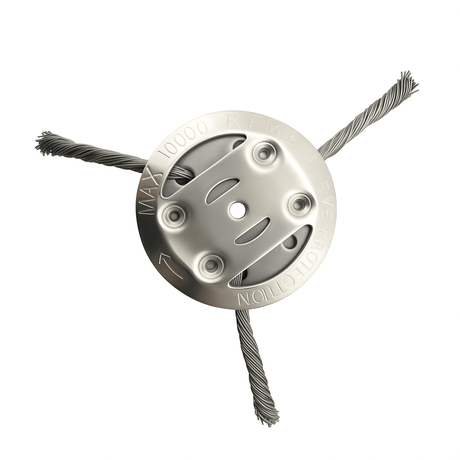 SteelSweep – Universellt Stålborsthuvud för Grästrimmer | För Mossa, Ogräs & Rostborttagning-Weed Trimmer Blades & Spools-BB-3 huvuden-Hemnix