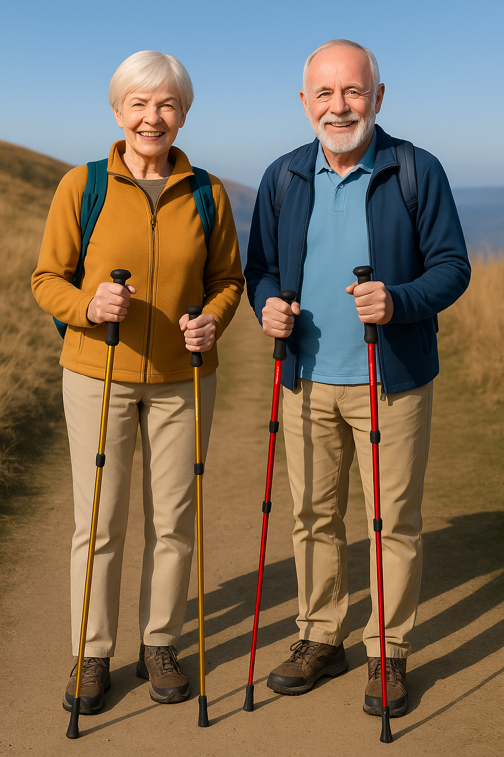 Hopfällbar gångstavar svart-VaruZ-Hemnix