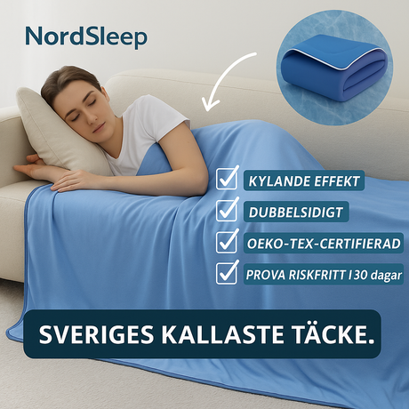 Kyltäcke med Japansk Arc-Chill Teknologi & Mjuk Bambu – NordSleep™ Premium 150×200 cm-VaruZ-Hemnix