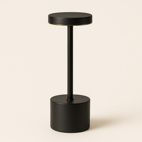 Modern Touch LED-lampa | USB-laddningsbar | Varm, neutral och kall ljus | Sladdlös metallbordslampa Carvallo