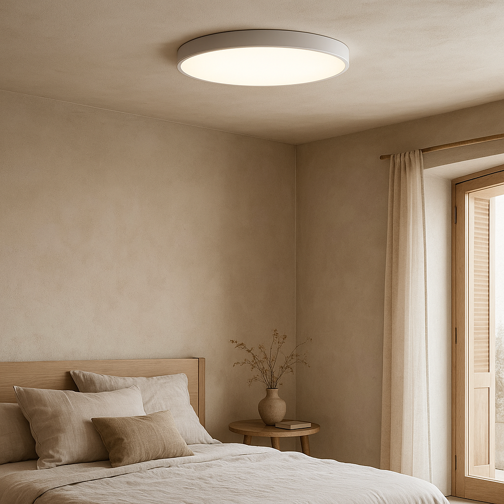 Ultra-tunn LED taklampa | 12" inbyggd | 1" tunn profil | LED Carvallo