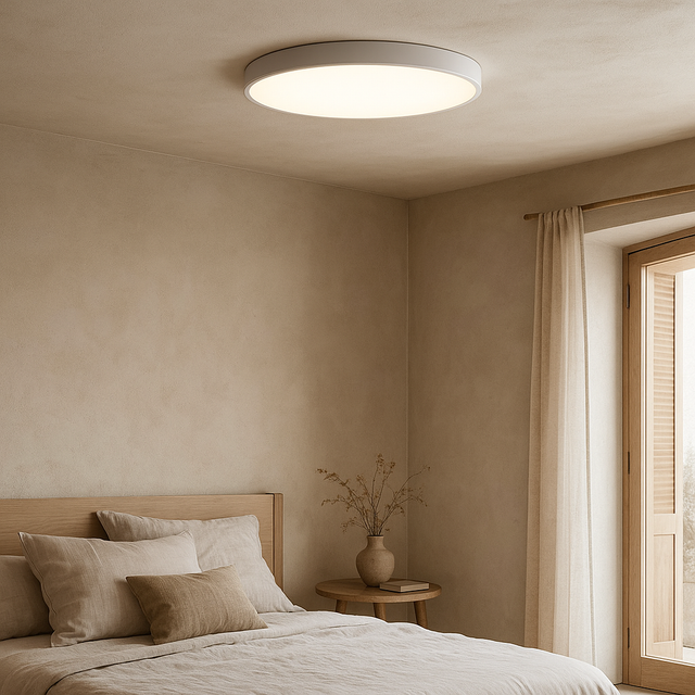 Ultra-tunn LED taklampa | 12" inbyggd | 1" tunn profil | LED Carvallo