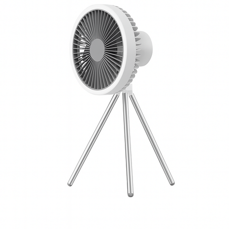 Royallure Bärbar Campingfläkt 10000mAh Uppladdningsbar med LED-lampa & Power Bank Carvallo