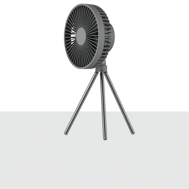 Royallure Bärbar Campingfläkt 10000mAh Uppladdningsbar med LED-lampa & Power Bank Carvallo