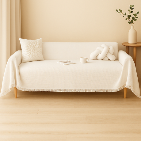Carvallo - Andningsbart Vävt Sofföverdrag för Stilfull Komfort och Skyddande Passform Carvallo
