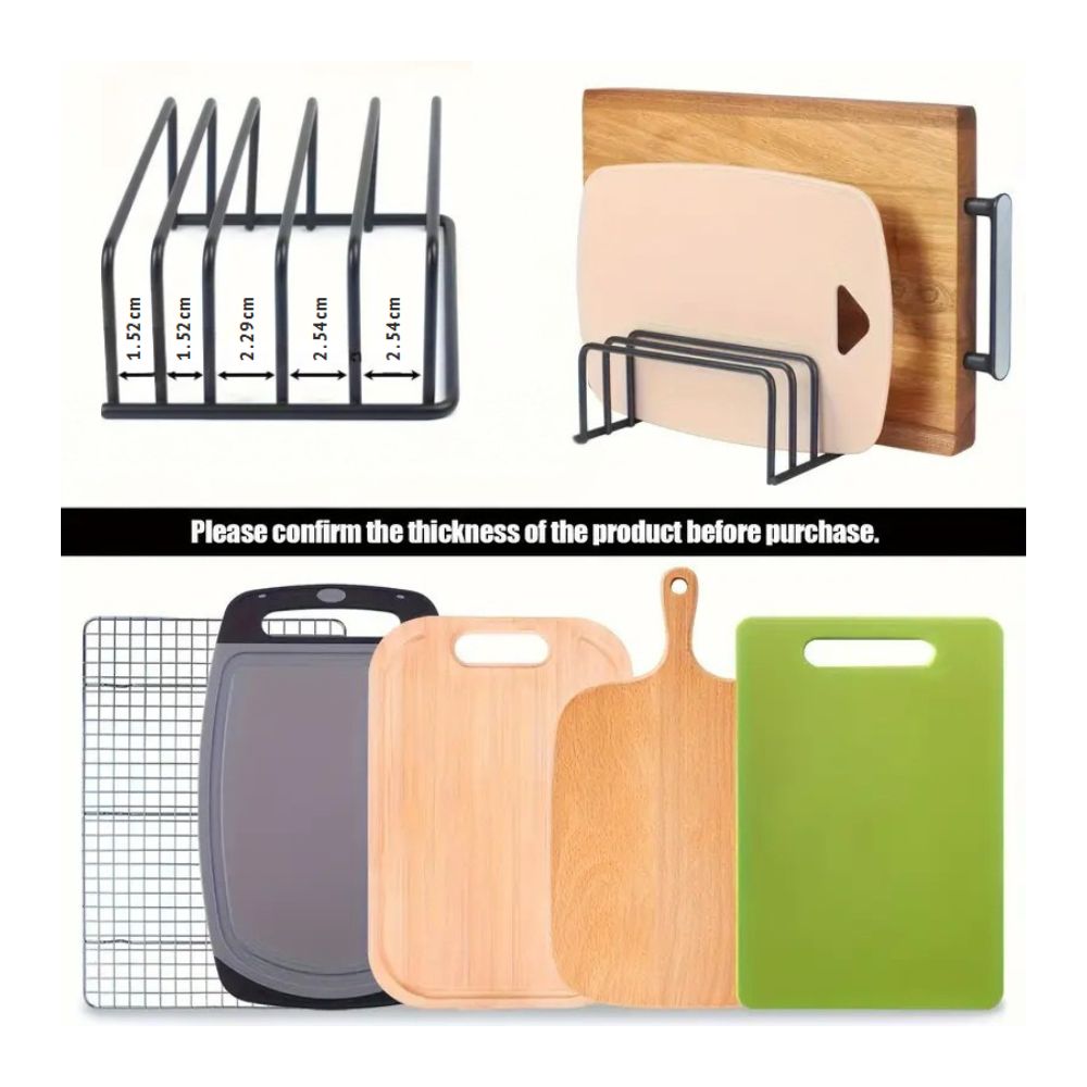 Stål Skärbräda Förvaringsställ Carvallo