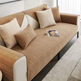 Chenille Veteörontryckt Andningsbar Halkfri Sofföverdrag Carvallo