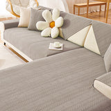 Chenille Veteörontryckt Andningsbar Halkfri Sofföverdrag Carvallo