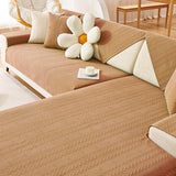 Chenille Veteörontryckt Andningsbar Halkfri Sofföverdrag Carvallo