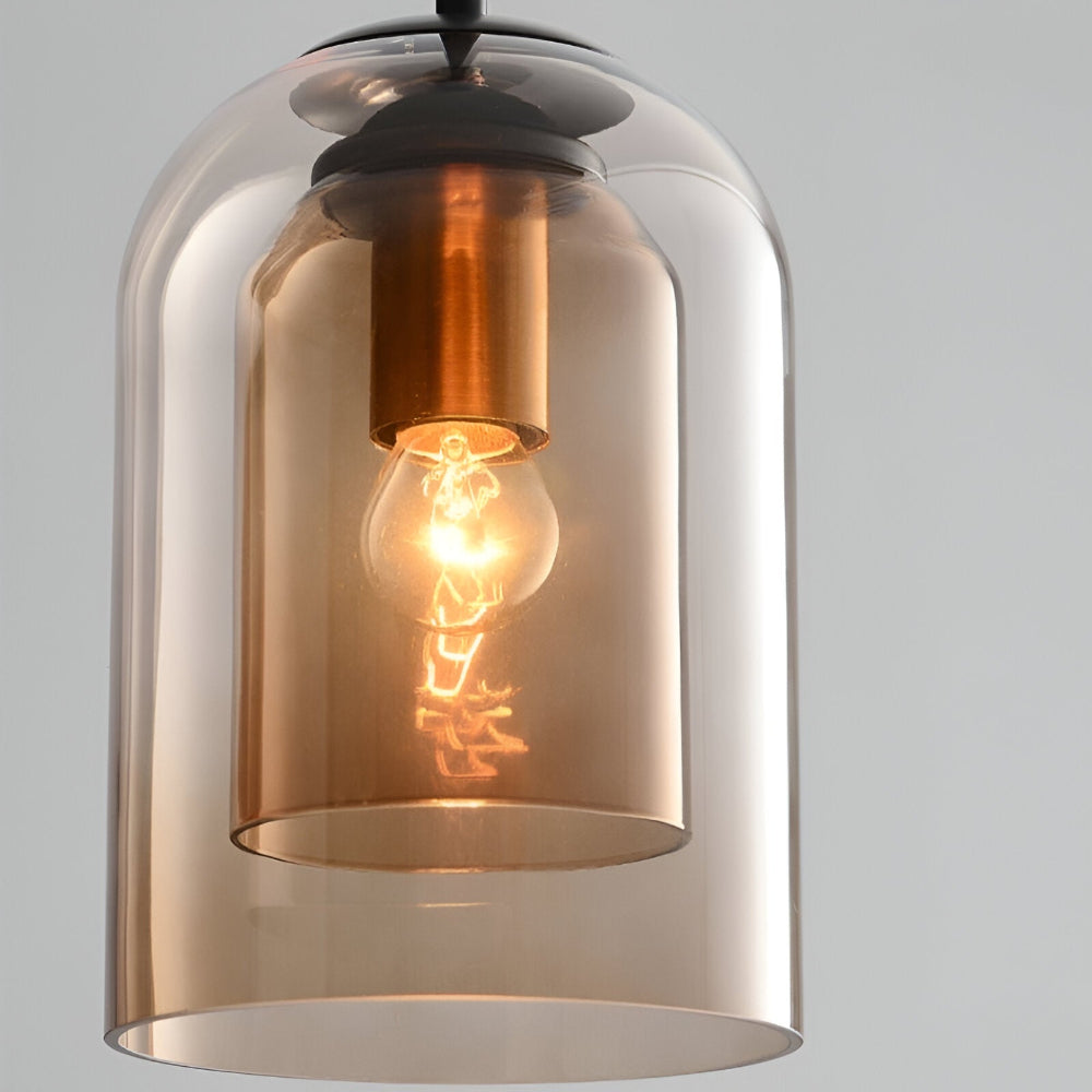 Dubbelglas Pendellampa – Modern Hänglampa för Samtida Inredning Hemnix