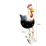 ChickChirp Skulpturer - Keramiska Hönsfigurer Trädgårdsdekoration Carvallo