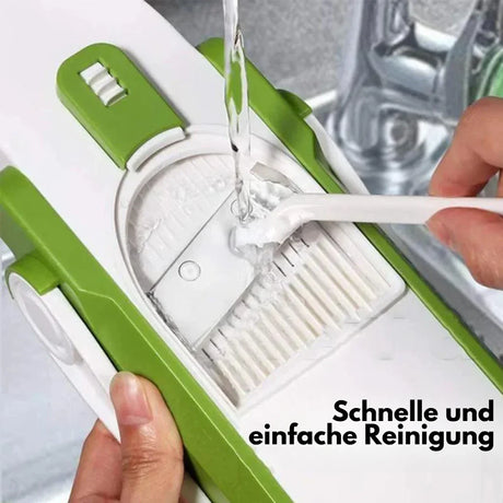 Justerbar multifunktionell grönsaksskärare – Proffs kökshyvel med uppsamlingsbehållare Carvallo