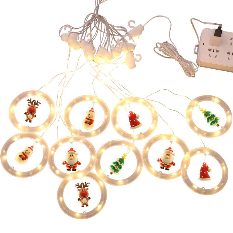 TwinkleJoy Julbelysning – LED-ljusslinga med festliga figurer Carvallo