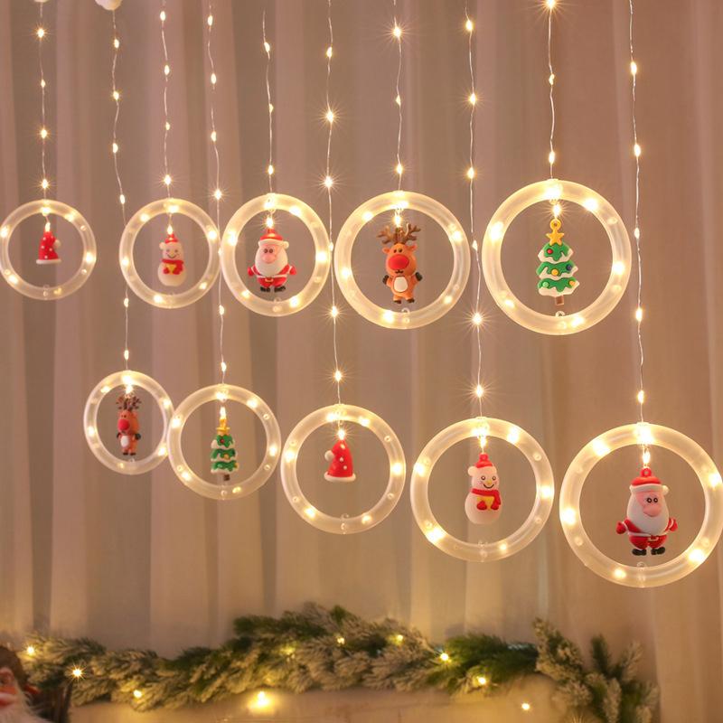 TwinkleJoy Julbelysning – LED-ljusslinga med festliga figurer Carvallo