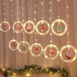 TwinkleJoy Julbelysning – LED-ljusslinga med festliga figurer Carvallo