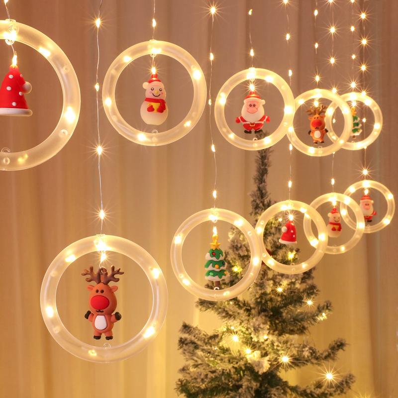 TwinkleJoy Julbelysning – LED-ljusslinga med festliga figurer Carvallo