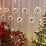 TwinkleJoy Julbelysning – LED-ljusslinga med festliga figurer Carvallo