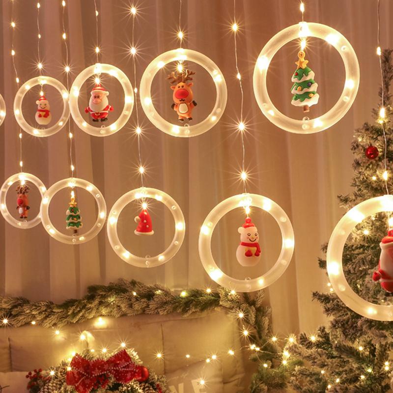 TwinkleJoy Julbelysning – LED-ljusslinga med festliga figurer Carvallo