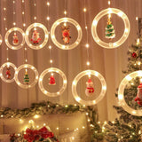 TwinkleJoy Julbelysning – LED-ljusslinga med festliga figurer Carvallo
