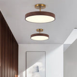 Semi-Flush Trä LED Taklampa – Modern Stil Carvallo