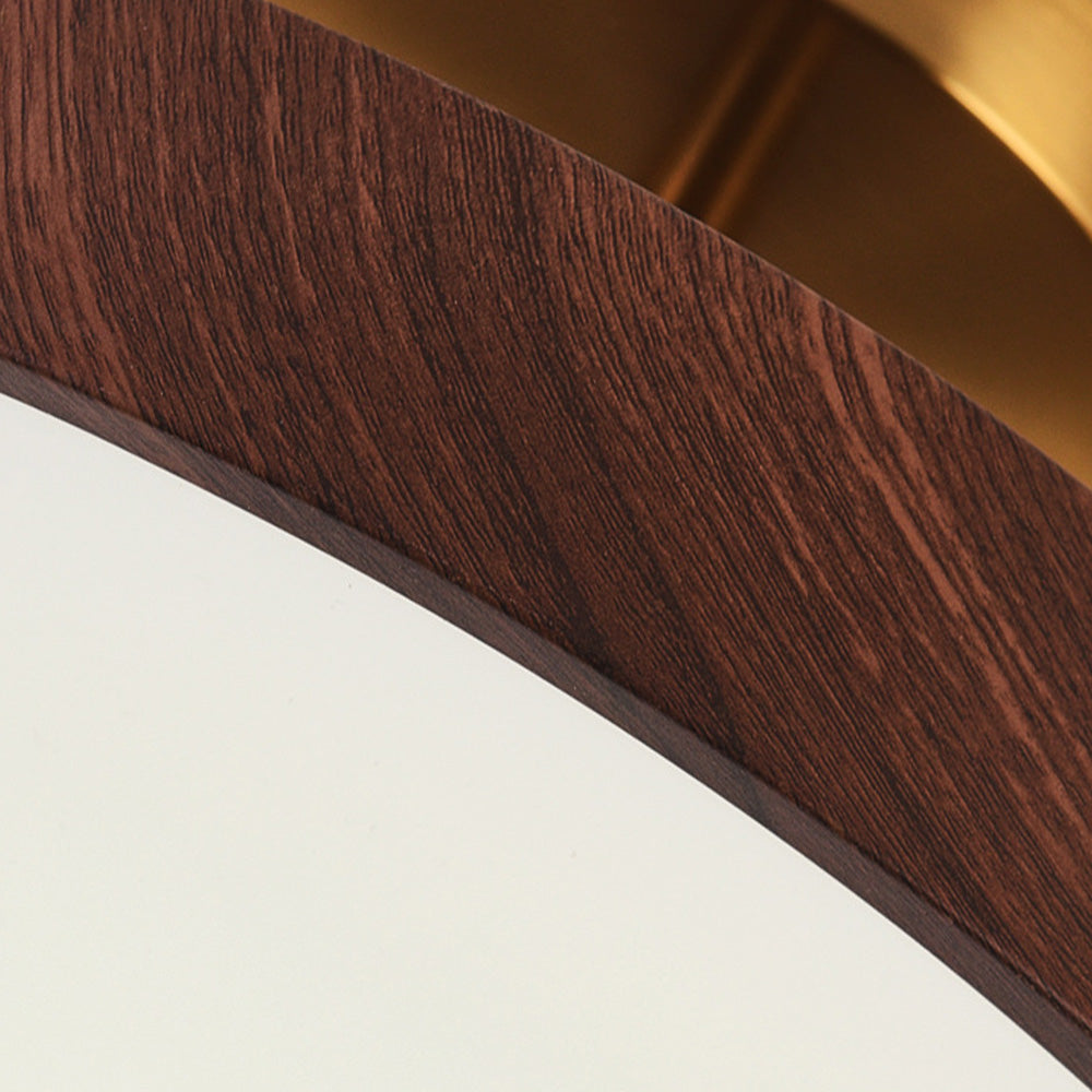 Semi-Flush Trä LED Taklampa – Modern Stil Carvallo