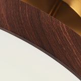 Semi-Flush Trä LED Taklampa – Modern Stil Carvallo