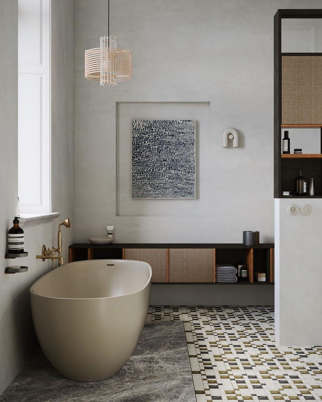 Samtida U-formad Vägglampa Carvallo