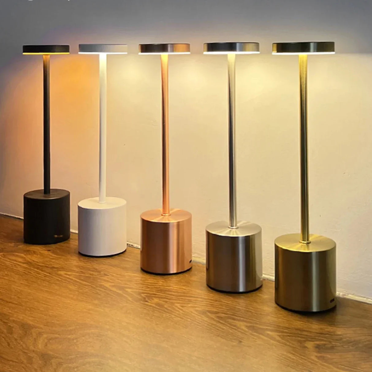 Lumora Classic Trådlampa - Touch Sensor LED Skrivbordslampa med 3 Justerbara Färgtemperaturer Carvallo