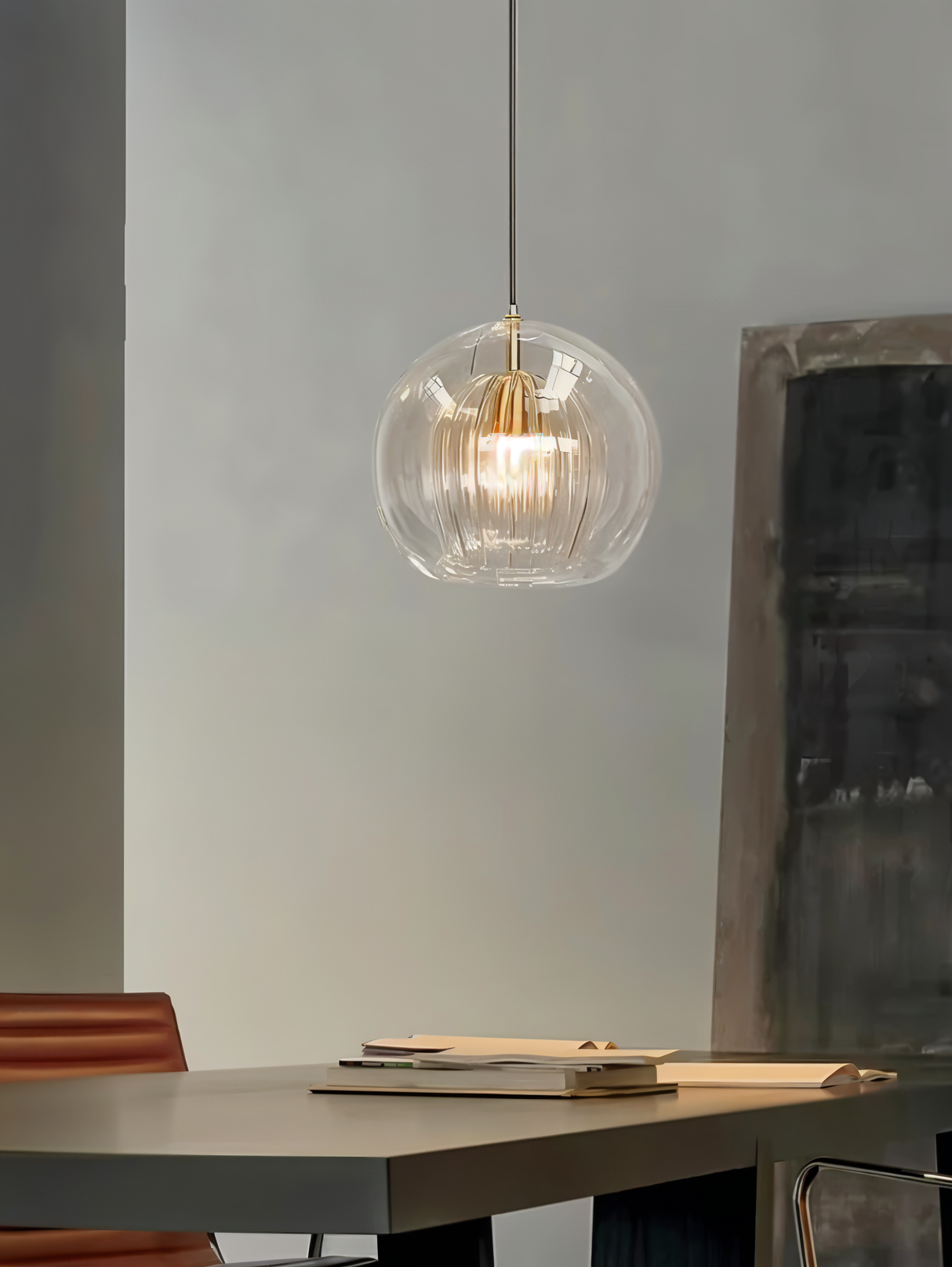Veloura Globe Pendellampa – Vintage Glas Taklampa i Modern Design Hemnix