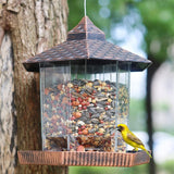 Fågelmatare Hängande Koppartak Utomhus Carvallo