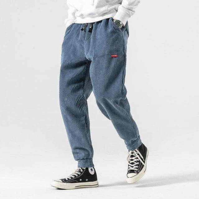 Herrbyxor Klassisk Stil Mjuk Corduroy Sladdtyg