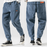 Herrbyxor Klassisk Stil Mjuk Corduroy Sladdtyg