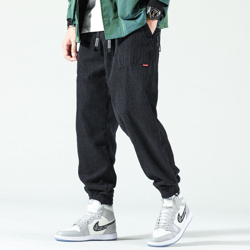 Herrbyxor Klassisk Stil Mjuk Corduroy Sladdtyg