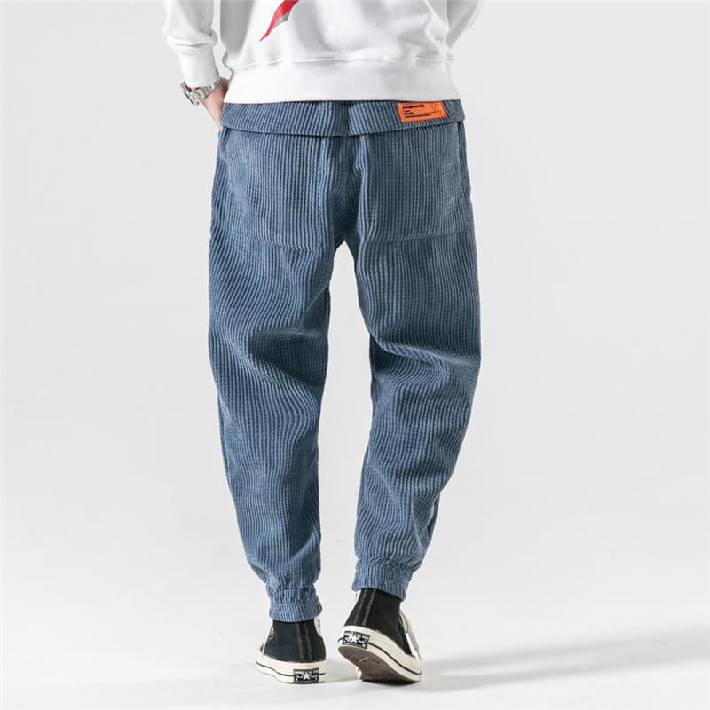 Herrbyxor Klassisk Stil Mjuk Corduroy Sladdtyg