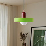 Bauhaus Inspired Colorful Glass Pendant Lamp Carvallo