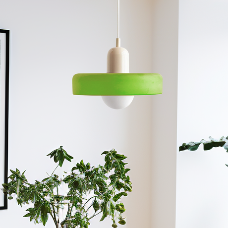 Bauhaus Inspired Colorful Glass Pendant Lamp Carvallo