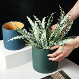 Carvallo – Lyxig Rund Keramisk Blomkruka med Handglaserad Elegans Carvallo