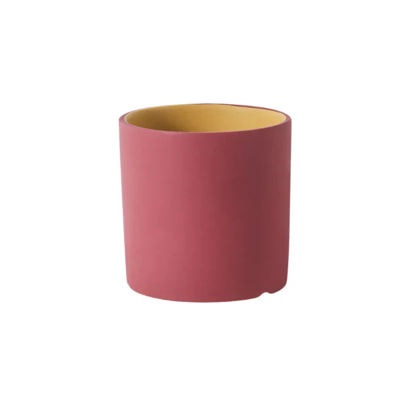 Carvallo – Lyxig Rund Keramisk Blomkruka med Handglaserad Elegans Carvallo