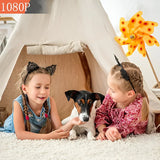 Kompakt trådlös WLAN-övervakningskamera – Minikamera med live streaming Carvallo