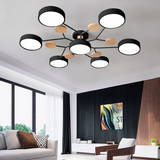 Iron LED Taklampa | Modern Semi-Flush Belysning | 33.46 till 37 tum | Stilig Hemdekoration Carvallo
