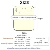 CoolDream Set - Latex Kylmadrass Set med Kuddöverdrag Carvallo