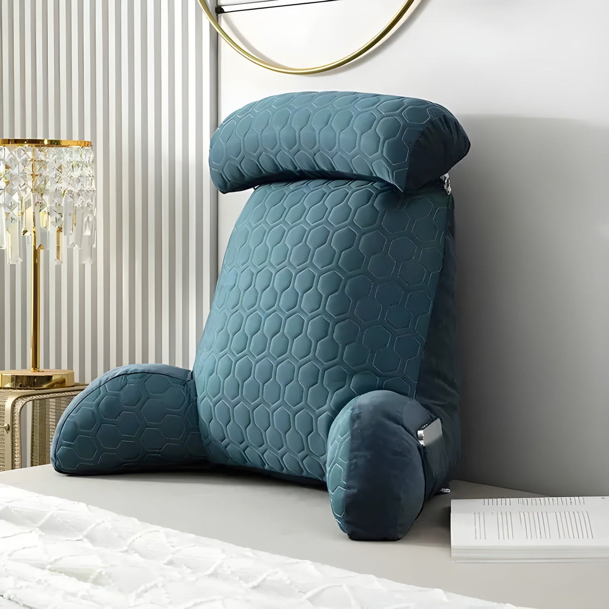 ComfortPeak Pillow - Kylande latex ryggstöd huvudkudde Carvallo