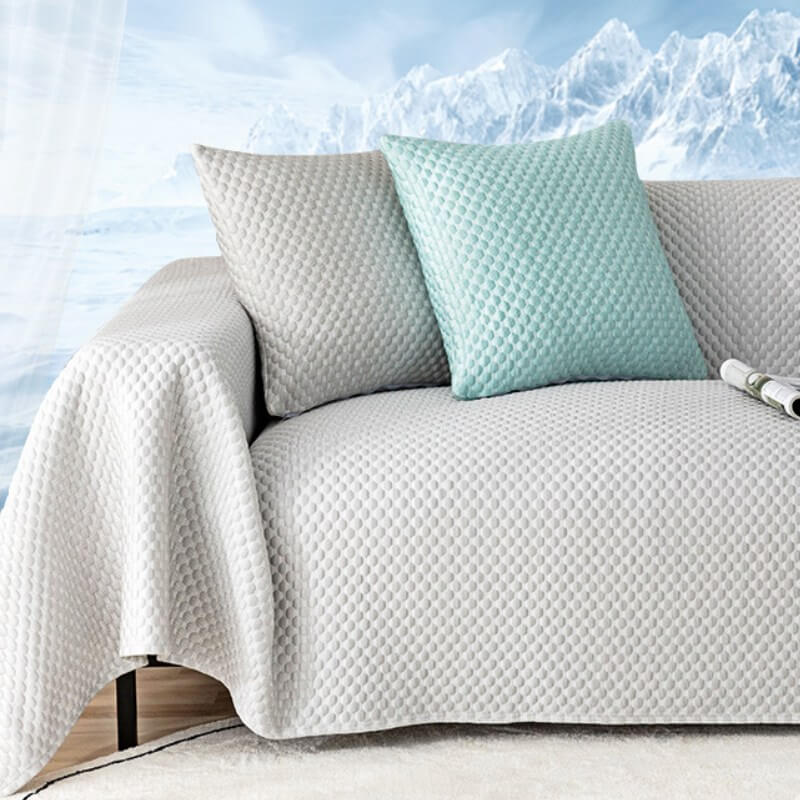 Kylning Is Silke Andningsbar Sofföverdrag Anti-reptåsk Protector Carvallo